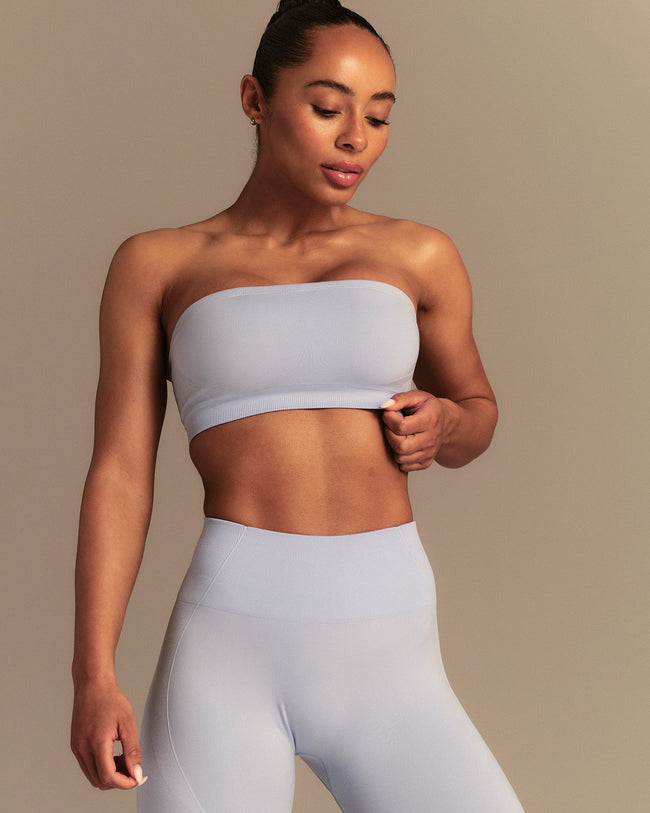 Define 2.0 Seamless Bandeau Bra | Airy Blue