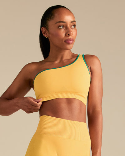 Power Seamless One Shoulder Bra | Mango