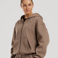 Comfort Oversized Zip-Up Hoodie | Caribou