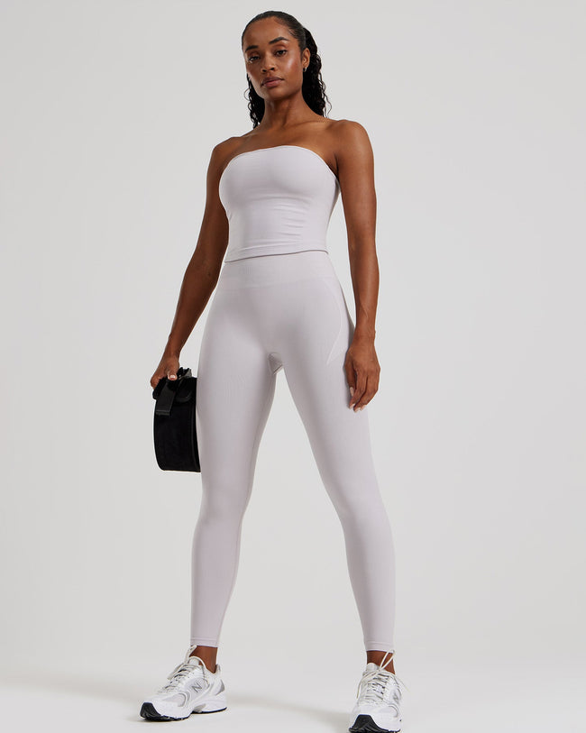 Define 2.0 Seamless Longline Bandeau Bra | Steel Grey