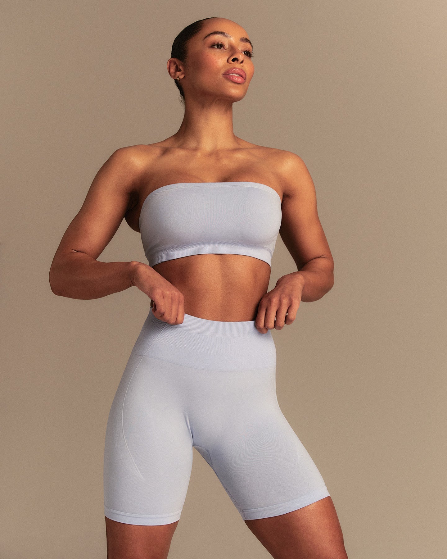 Define 2.0 Seamless Scrunch 6" Shorts | Airy Blue