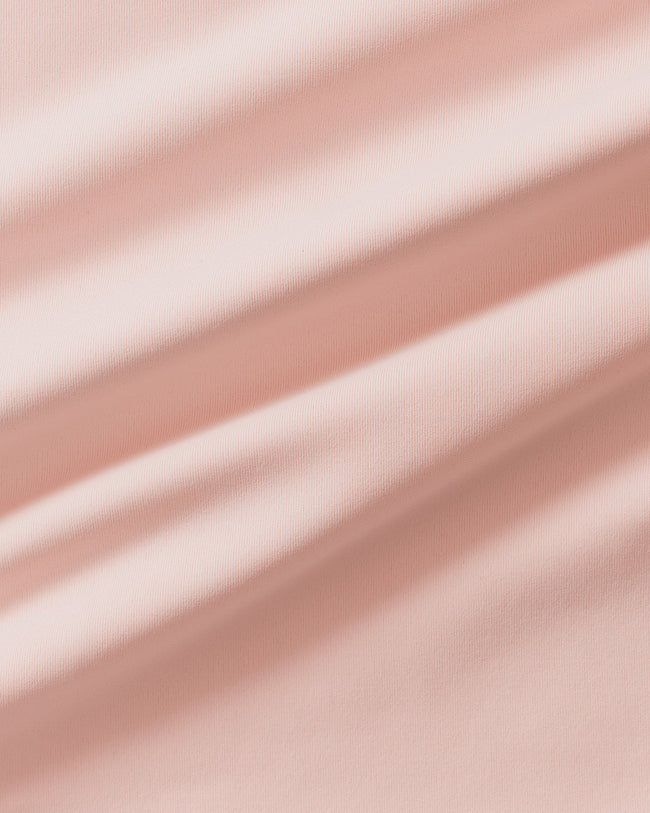 Essential Twist Front Halter Bra | Ballet Pink