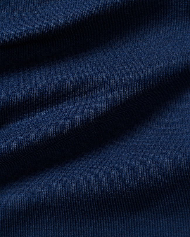 Motion Seamless Open Back Short Sleeve Crop Top | Sapphire Blue