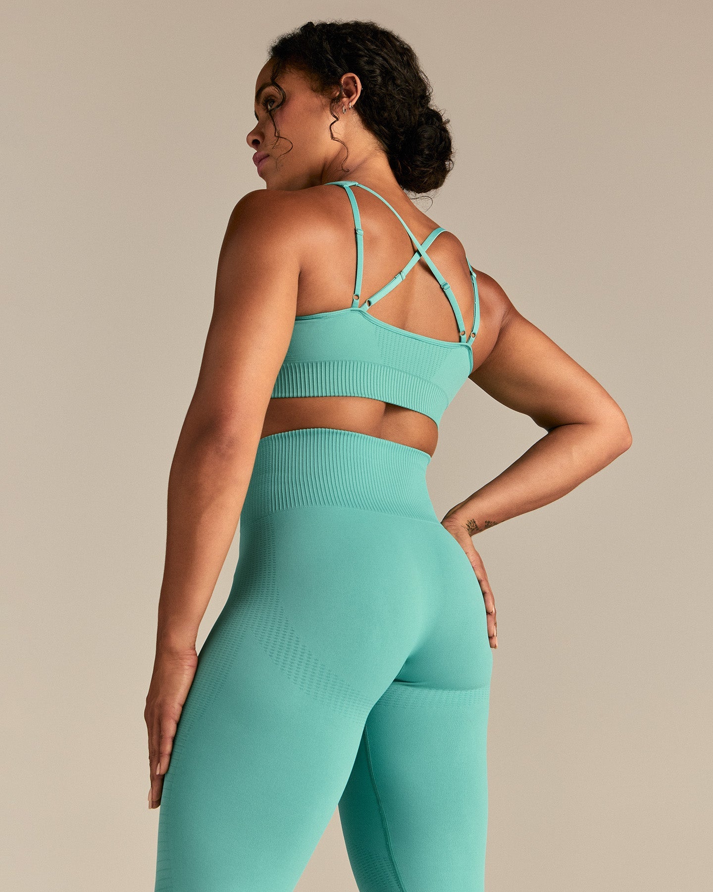 Power Seamless Leggings | Marine Green