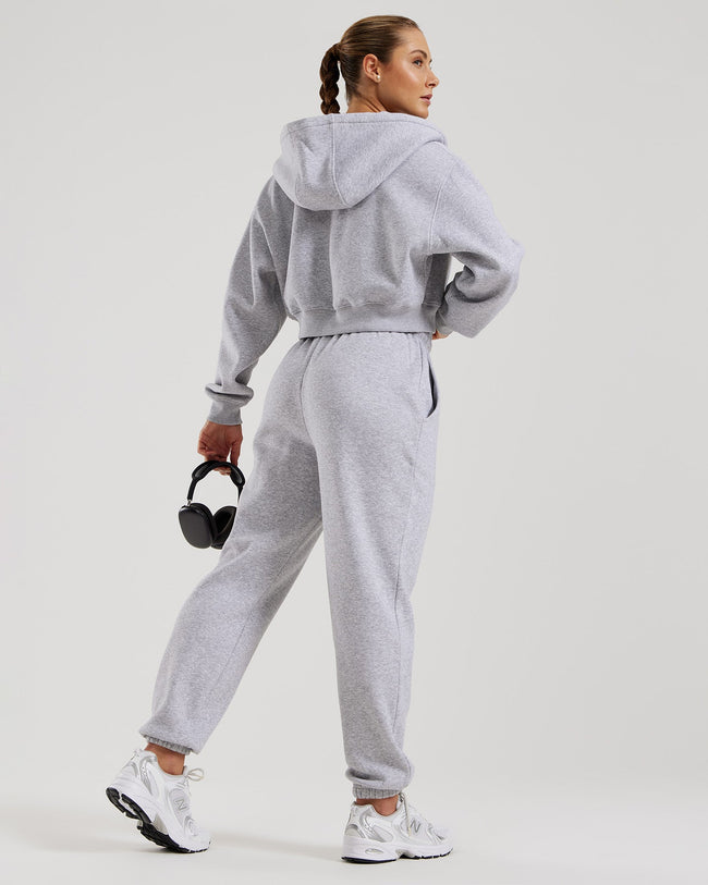 Comfort Joggers | Silver Grey Marl