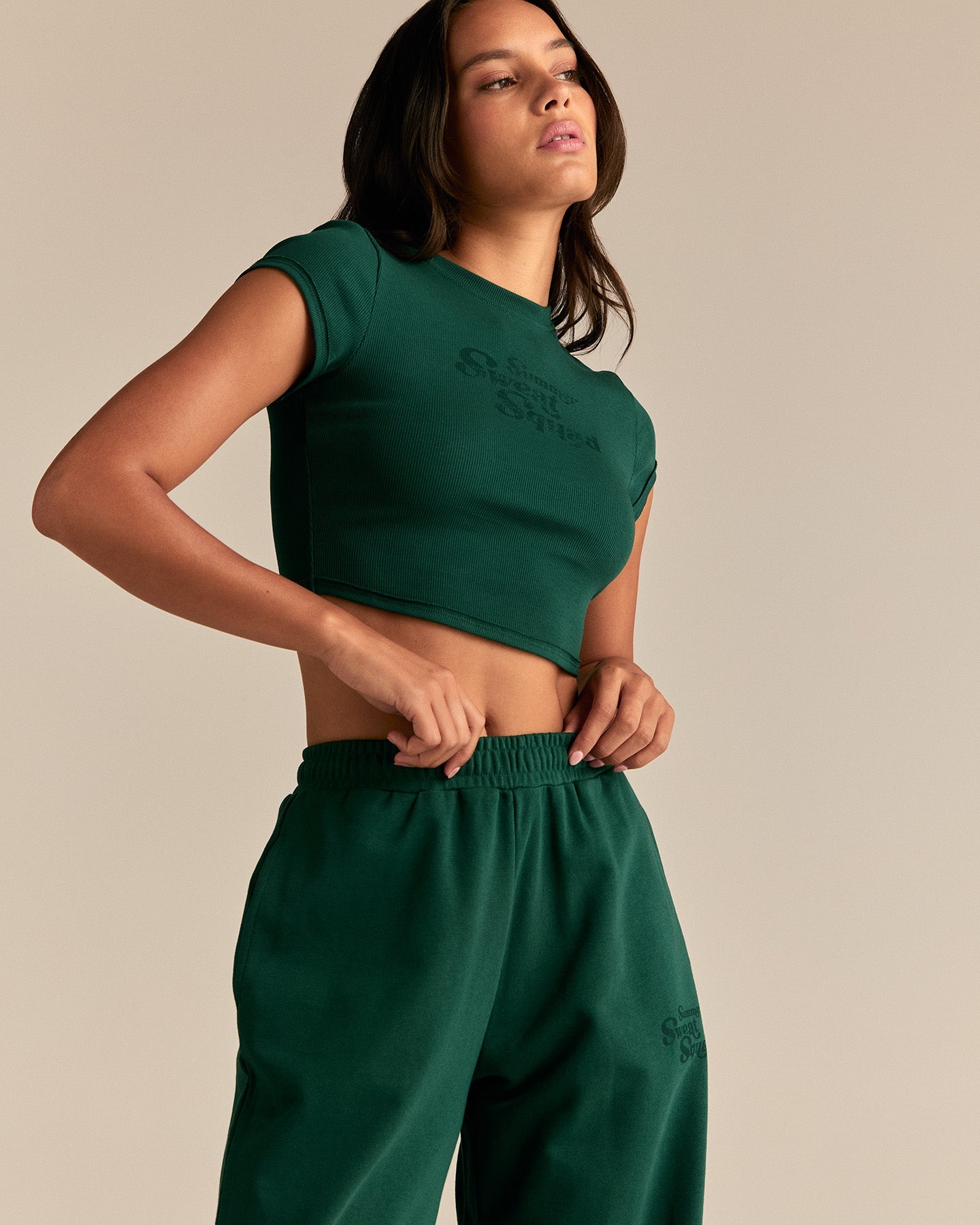 Comfort Lightweight Sweat Squad Joggers | Emerald