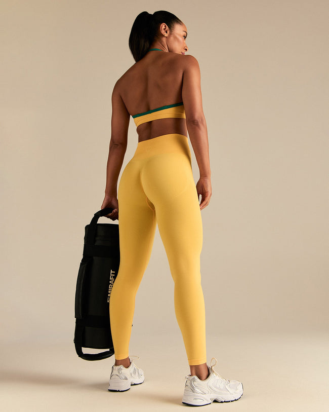 Define 2.0 Seamless Scrunch V-Neck Bra | Mango