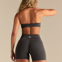 Define 2.0 Seamless Scrunch V-Neck Bra | Graphite