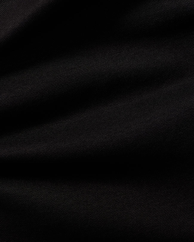 Power Seamless Long Sleeve Crop Top | Black