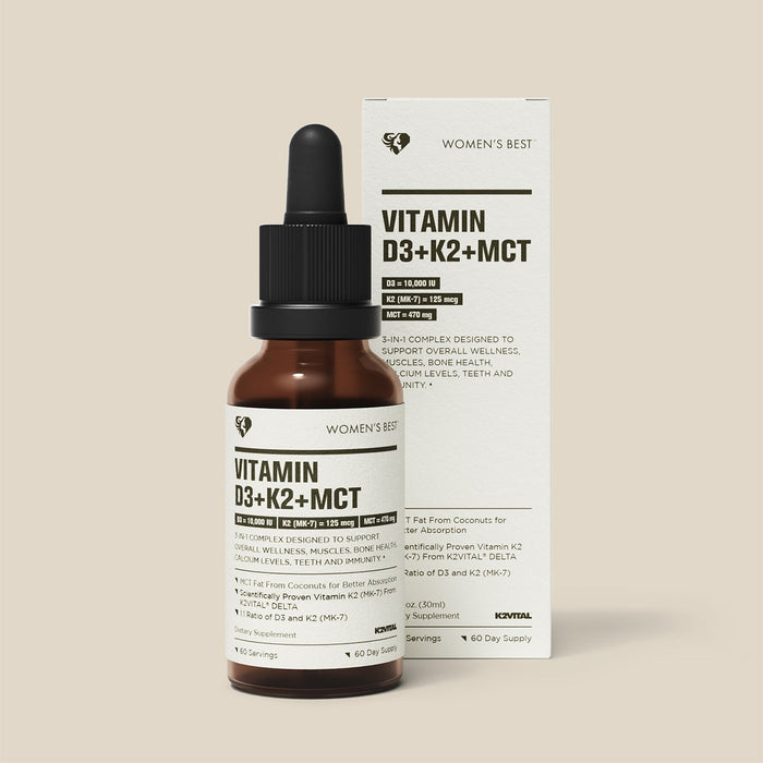 Vitamin D3 + K2 + MCT 10000IU Liquid Drops