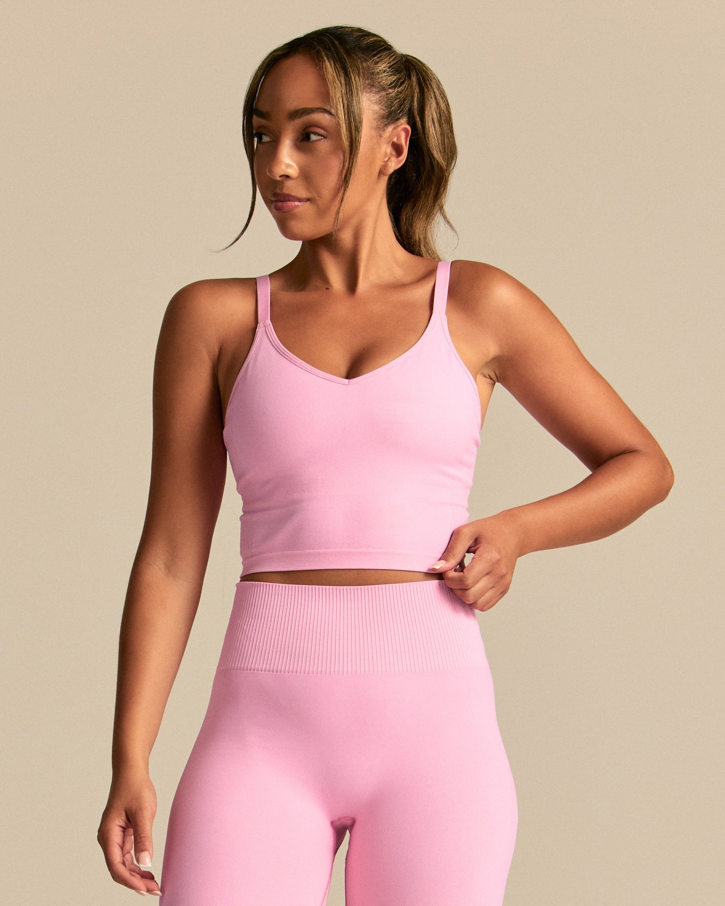 Power Built-In Bra Tank | Candy Pink (1/6)