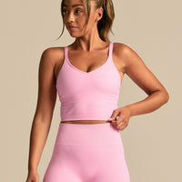 Power Built-In Bra Tank | Candy Pink (1/6)