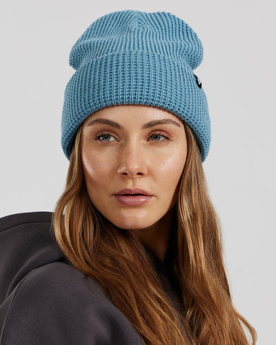 All Day Waffle Knit Beanie | Basalt