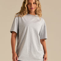 Comfort Oversized "10" Graphic T-Shirt | Grey Marl
