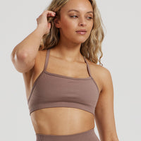 Define 2.0 Seamless Racer Back Bra | Mocha