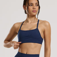 Define 2.0 Seamless Racer Back Bra | Sapphire Blue