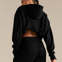 Comfort Oversized Hook Up Hoodie | Black