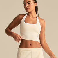 Comfort Halter Tank | Off White