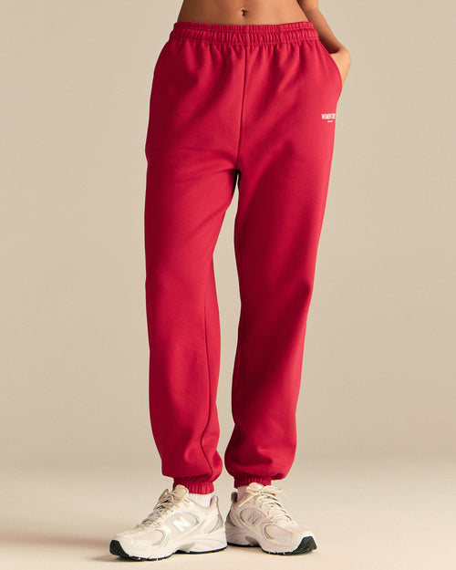 Comfort Joggers | Candy Apple