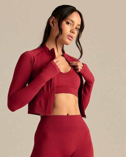 Define 2.0 Midi Jacket - True Red | Women's Best