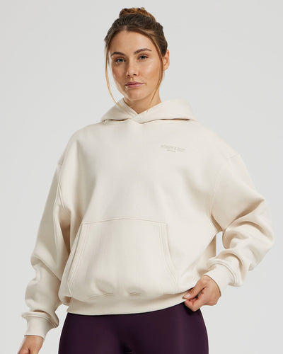 Comfort Oversized Hoodie Off White Women's Best - Main Image