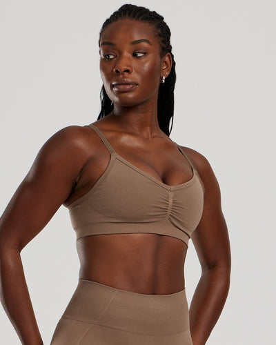 Define 2.0 Seamless Scrunch Bralette | Caribou