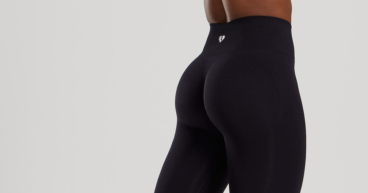 Define 2.0 Seamless Scrunch Leggings - Black | Women's Best