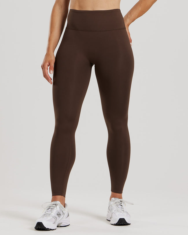 Essential High Waist Leggings | Cocoa
