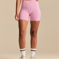 Power Enhanced High Waist Shorts | Candy Pink (1/6)