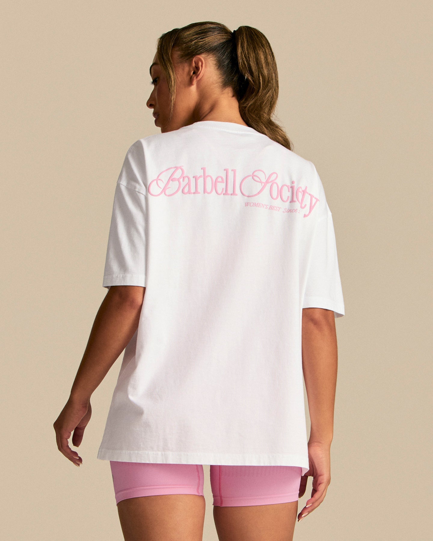 Comfort OS Barbell Society Short Sleeve T-Shirt | White (1/6)