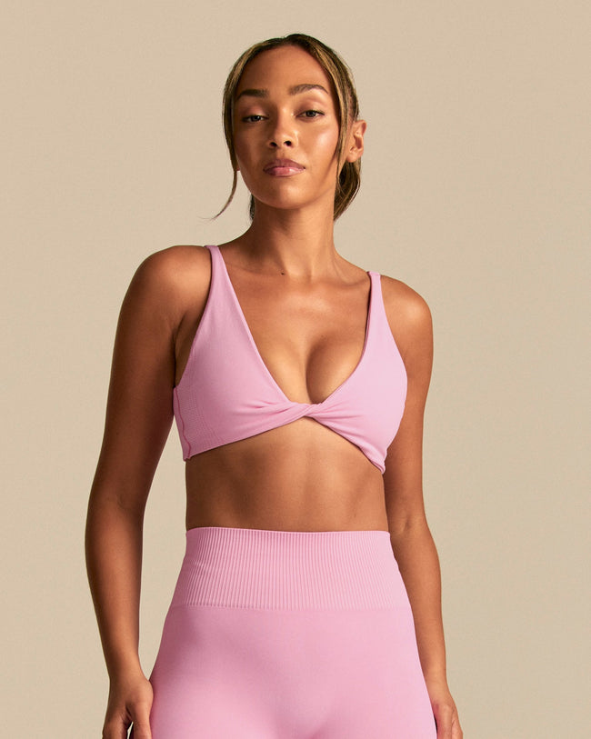 Power Reversible Twist Bra | Candy Pink (1/6)