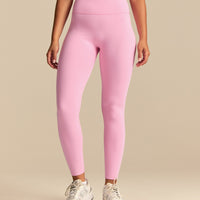 Essential High Waist Leggings | Candy Pink (1/6)