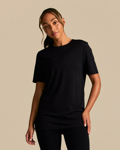 Lightweight Loose Fit T-Shirt | Black (1/6)