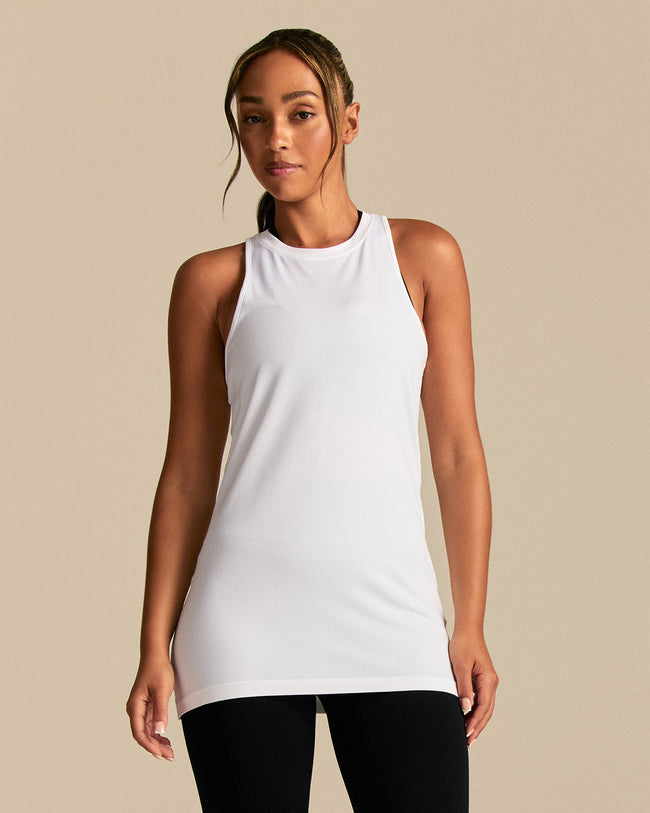 Lightweight Loose Fit Tank | White (1/6)