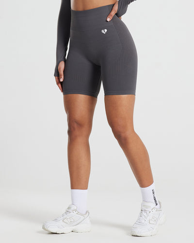 Women s Best Power Seamless Cycling Shorts Graphite Xs