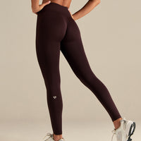 Define 2.0 Seamless Scrunch Leggings | Cafe Noir
