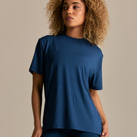 Comfort Oversized Hook Up T-Shirt | True Navy