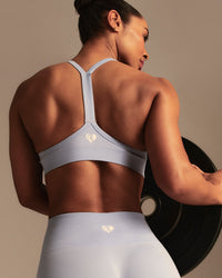 Define 2.0 Seamless Racer Back Bra | Airy Blue