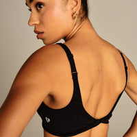 Power Reversible Twist Bra | Black