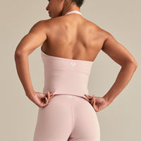 Essential Halter Tank | Ballet Pink