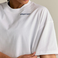 Comfort Lifting Club Oversized T-Shirt | White