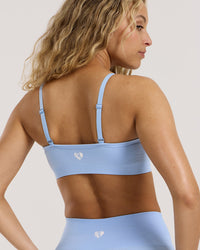 Define 2.0 Seamless Scrunch Bralette | Airy Blue