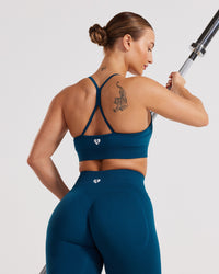 Define Seamless Racer Back Bra | Teal