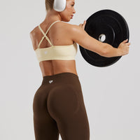 Define 2.0 Seamless Scrunch Bralette | Vanilla