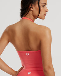 Define 2.0 Seamless Halter Tank | Sunlit Coral