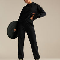 Comfort Cuffed Hem Joggers | Black