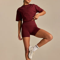 Comfort Athletic Club Oversized T-Shirt | Oxford Red