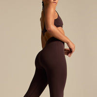 Power High Waist Flared Leggings | Cafe Noir