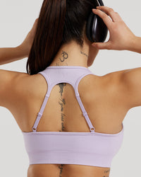 Motion Seamless Racer Back Bra | Cool Lilac