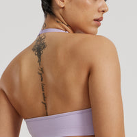 Motion Seamless Halter Bra | Cool Lilac